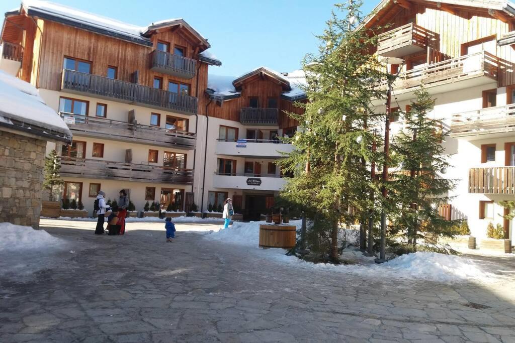Chaleureux Appartement Au Coeur Des Orres 1800, Menage Compris レ・ゾル エクステリア 写真